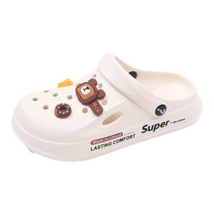 洞洞鞋女夏季新款踩屎感厚底防滑手术室拖鞋时尚外穿软底沙滩凉拖