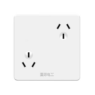 六孔插座面板多孔家用86型57810五七八十3孔三插双三孔10a电源6孔