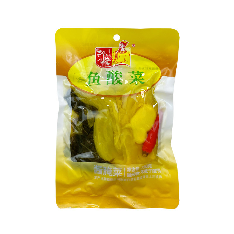 邓仕鱼酸菜250g酱腌菜酸菜鱼调味酸菜汤调味菜粉丝汤四川老坛泡菜