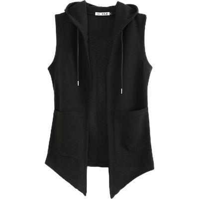 修身款春季开衫连帽马甲爆款特惠