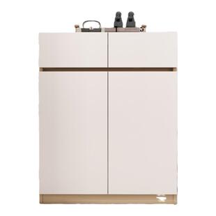 矮柜餐边柜奶油风轻奢现代简约北欧原木风实木定制靠墙矮酒柜