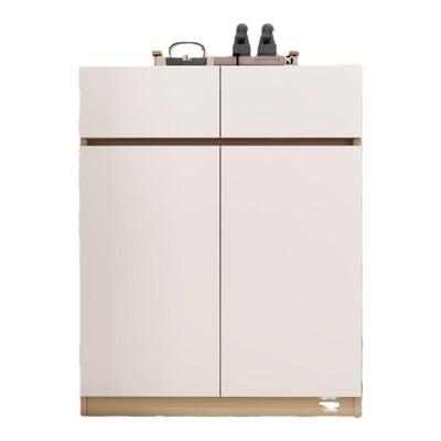 矮柜餐边柜奶油风轻奢现代简约北欧原木风实木定制靠墙矮酒柜