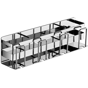 浴室牙膏牙刷牙杯置物架卫生间壁挂式免打孔漱口杯不锈钢高端架子