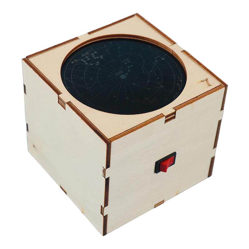 科技小制作diy木质星空投影灯