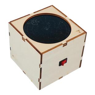 科技小制作diy木质星空投影灯自制星空灯星座星象仪实验器材料包