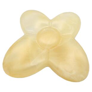 高档树脂半透明白色蝴蝶纽扣金属底脚扣子女毛衣开衫外套装饰钮扣