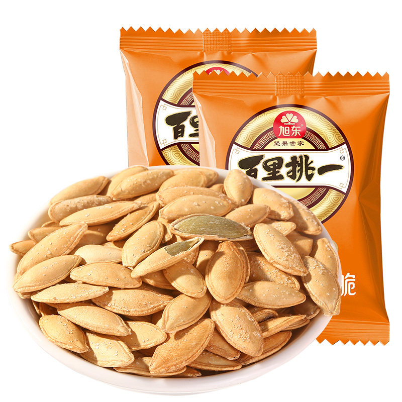 旭东百里挑一新疆南瓜子新年货椒盐原味熟南瓜籽零食瓜子坚果礼盒