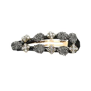 发夹女侧边流海夹日韩新款高端镶钻水晶一字夹刘海前额bb夹侧面夹