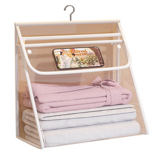 浴室放衣服神器挂袋卫生间洗澡壁挂架脏衣篓篮干净衣物放置收纳筐