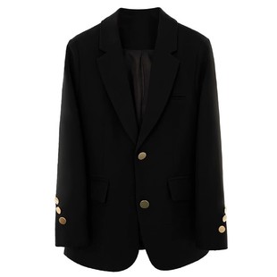 加棉加厚保暖西装外套胖mm高级感西服2025年秋冬新款大码通勤女装