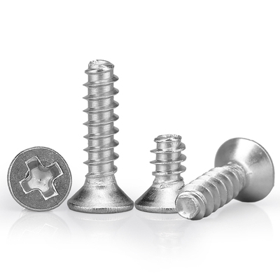 304不锈钢自攻钉沉头平尾平头KB