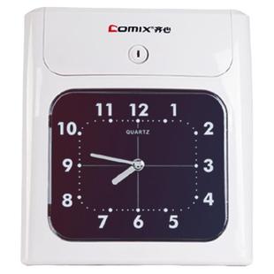 齐心考勤机打卡机纸卡考勤上班卡钟纸卡插卡签到机代考勤纸质停电打卡钟员工智能打卡机工厂出勤下班签到机