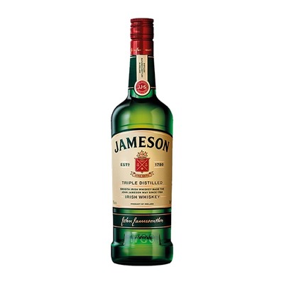 【自营】Jameson尊美醇爱尔兰威士忌500ml进口洋酒烈酒调酒特调