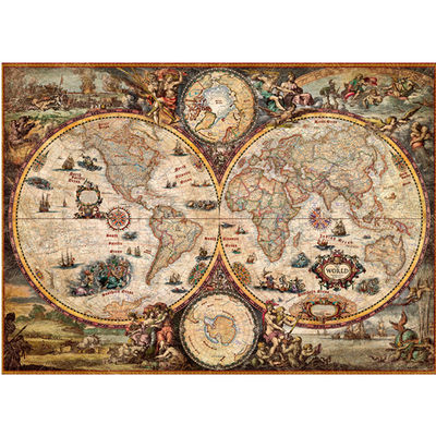 heye德国进口益智玩具世界地标