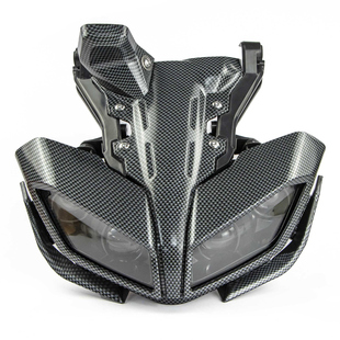 适用雅马哈MT09 17-21年大灯总成 13-16年改装螳螂头罩车灯老改新