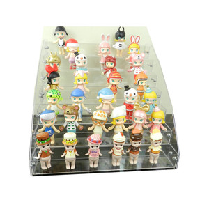 钓鱼店香精展示架 诱鱼剂 小药透明展架 钓鱼添加剂饵窝料收纳盒