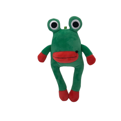 ins香肠嘴青蛙毛绒包包挂件超丑