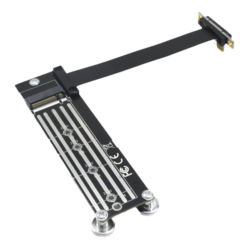 PCI-E转M2转接线 m2 NVME SSD固态硬盘转pcie 1X延长线 3.0