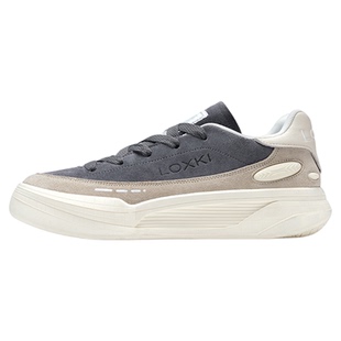 LOXKi洛克斯基男鞋板鞋男春秋潮鞋经典百搭增高休闲鞋 明星同款