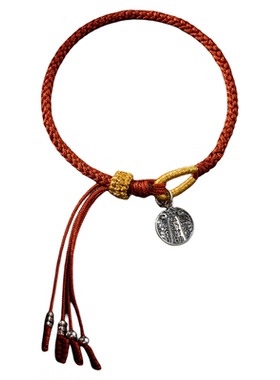 马年本命年手链手绳纯银藏式红绳