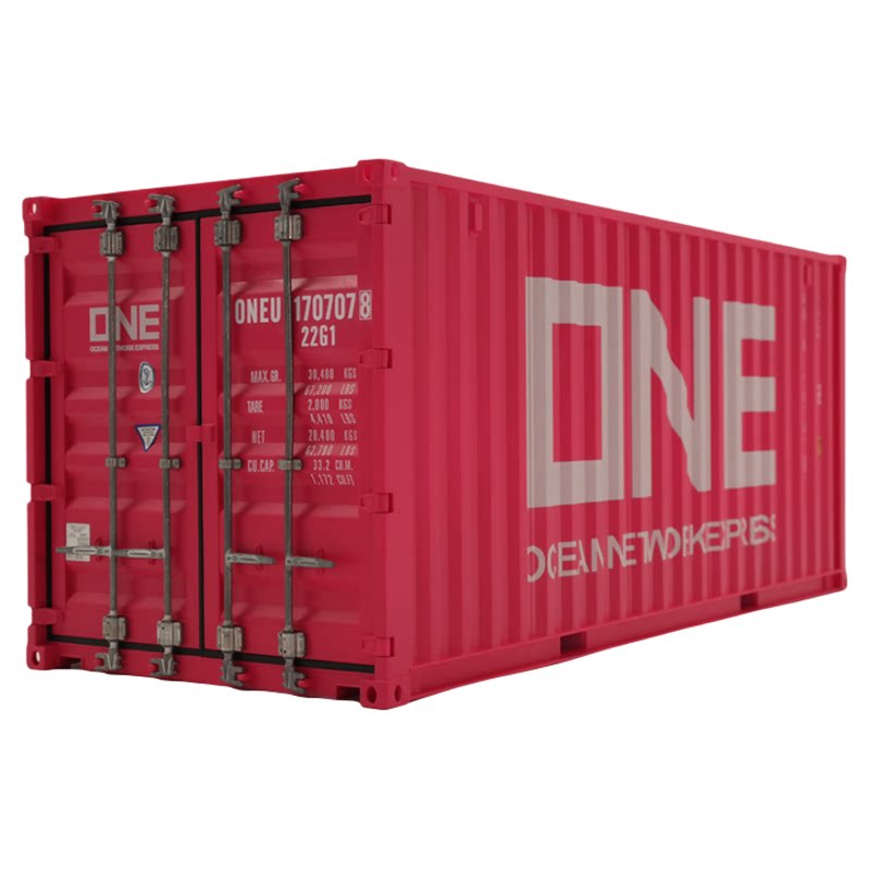 ONE船公司集装箱模型合金摆件