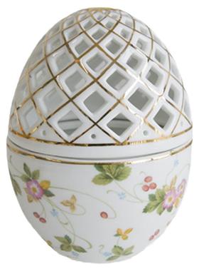 陶瓷描金镂空首饰香薰收纳多用盒