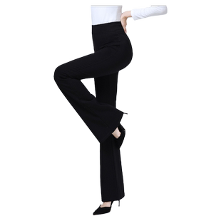 梵舒形体服裤子女微喇叭中高腰新款舞蹈练功裤阔腿显瘦礼仪走秀