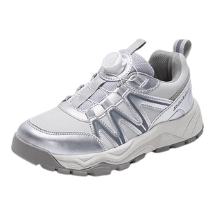 dickies童鞋男童2025新款冬季加绒儿童运动鞋男孩皮面跑步鞋棉鞋