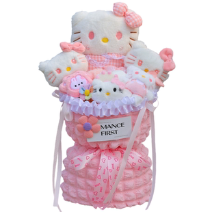 生日礼物送女生闺蜜女朋友圣诞节礼物玩偶花束娃娃纪念送女友儿童