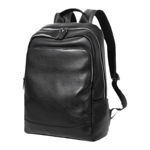 旅游背包男士双肩包大容量真皮旅行背包男款商务牛皮男士双肩包