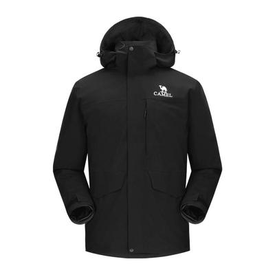 三防羽绒服骆驼可拆卸