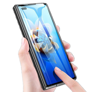 华为matex2钢化膜mate x2屏保贴膜mx20典藏版×2手机折叠屏保护小屏mtx叉外屏防窥前屏ⅹ魅特2x机水凝防偷窥