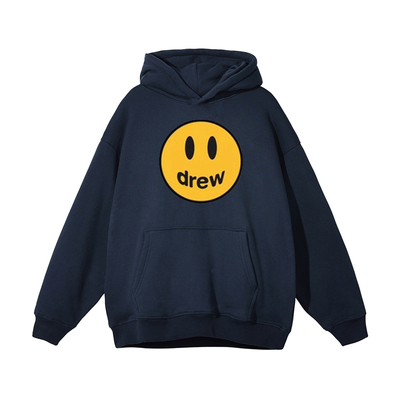 重磅480克Drew笑脸连帽卫衣