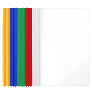 抽杆拉杆夹多层塑料抽杆A4文件夹办公用品书夹试卷夹学生用透明试卷收纳分科办公发票档案夹简历夹资料夹