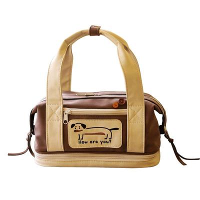 韩系可爱风化妆包手提轻便款