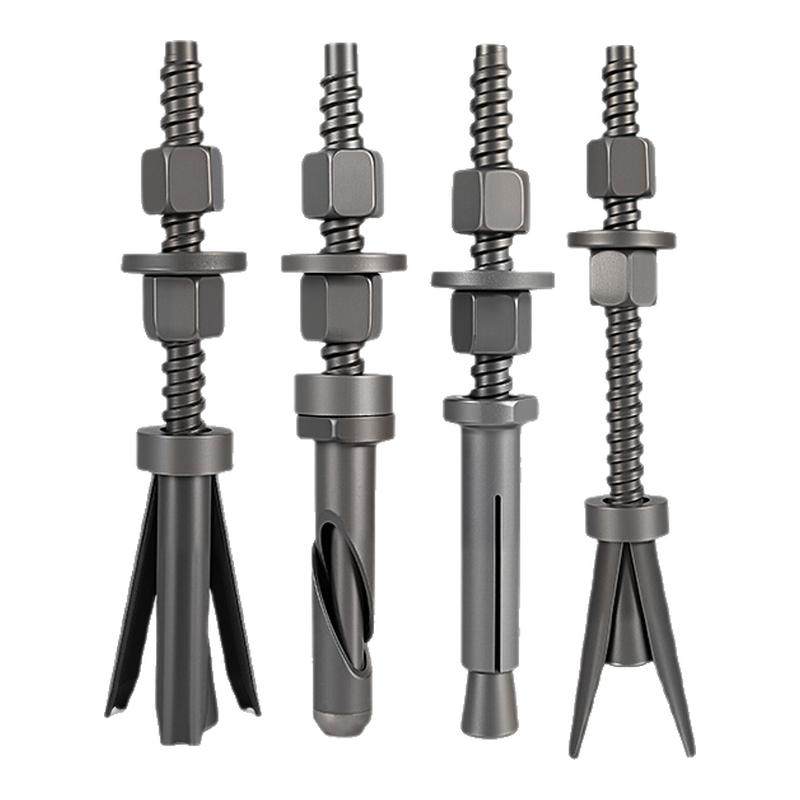 水钻膨胀螺丝可重复拆卸使用水钻机支架固定专用高强粗牙膨胀螺丝