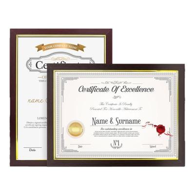 万年树证书框实木A4授权书