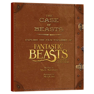神奇动物在哪里 电影设定集 英文原版 The Case of Fantastic Beast 精装皮革版 收藏版 哈利波特周边画册 JK罗琳 英文版英语书籍