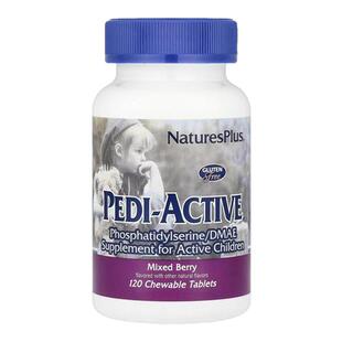 NaturesPlus自然加活跃儿童PS磷脂酰丝氨酸DMAE补充剂神经营养多
