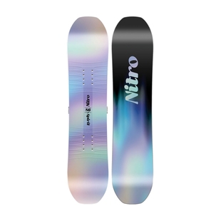 冷山雪具NITRO雪板尼卓儿童青少全地域公园平花单板滑雪板2526