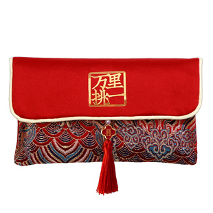 红包结婚专用大号改口万元2025新款中式高档布艺父母见面礼喜包