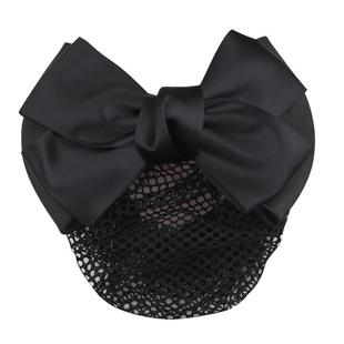零点缎带职业头花酒店银行移动电信护士空姐韩版蝴蝶结员工发网兜