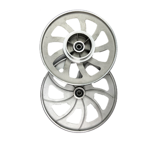 寿材锯带锯机配件上下轮主动轮从动轮配件地恩地带锯卡胶圈轮DIY