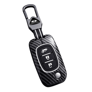 适用于拉达钥匙套专用俄罗斯LADA外贸高档雷诺汽车包改装纤维壳扣