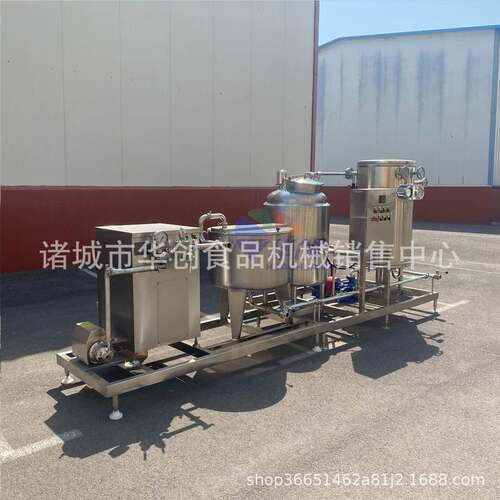 小型常温奶加工设备牛奶豆浆果汁高温灭菌机果醋米酒高温杀菌机