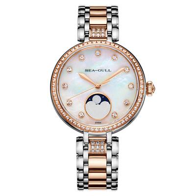 海鸥表钻点刻度时尚休闲女表