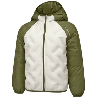 斯凯奇童装2025年冬季新款男女中大童连帽羽绒服外套时尚保暖上衣