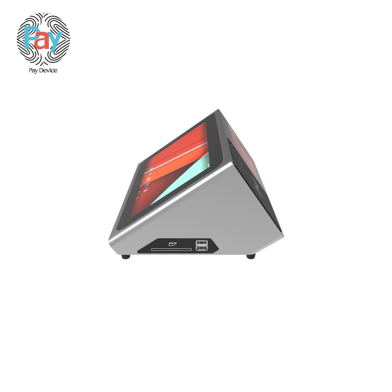 飞海11.6寸智能触控指纹识别刷卡机 二维码扫码铝合金一体收银机