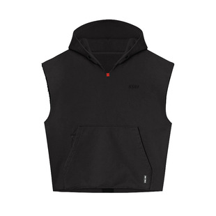 Men's sleeveless sports hoodie男士运动卫衣连帽衫无袖坎肩马甲