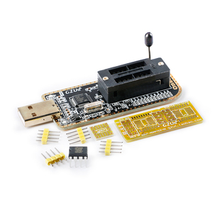 土豪金编程器USB主板路由液晶BIOS SPI FLASH 24 25烧录器